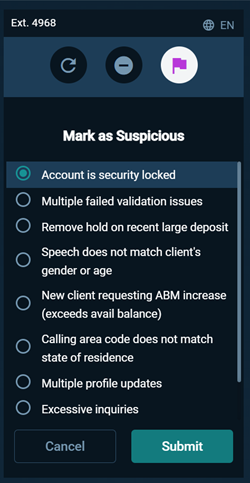 Suspicious