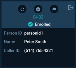 Enrolled a customer mini WAC UI